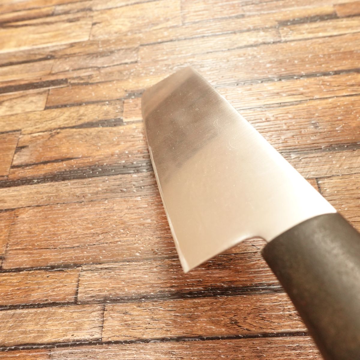 Bunmei Yoshikin Nakiri Knife, Sharpened, Stainless Steel, 160mm