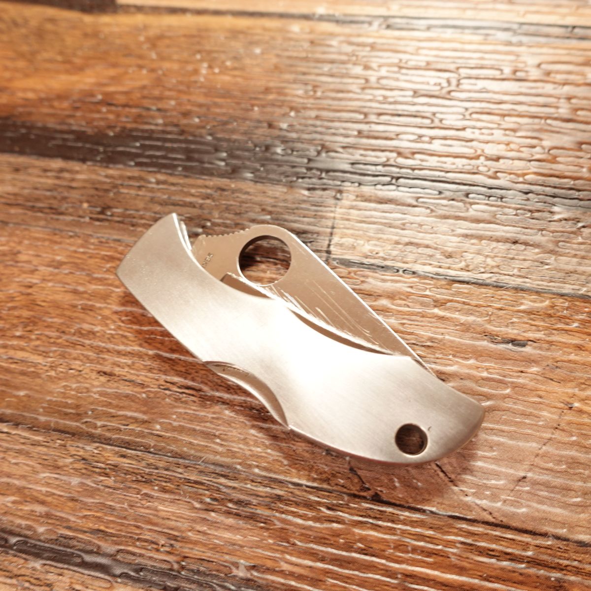 Spyderco Folding Knife, Sharpened, Stainless Steel, VG-10, Made in Japan, Seki, Gifu Prefecture, G. Sakai