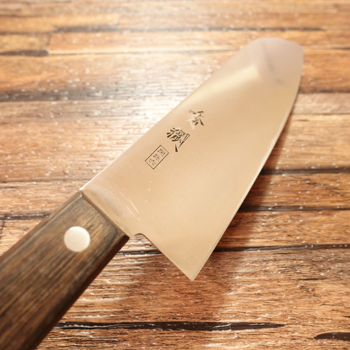 Seki Magoroku Hidetuna Santoku Knife, Sharpened, All-Purpose Knife, Stainless Steel