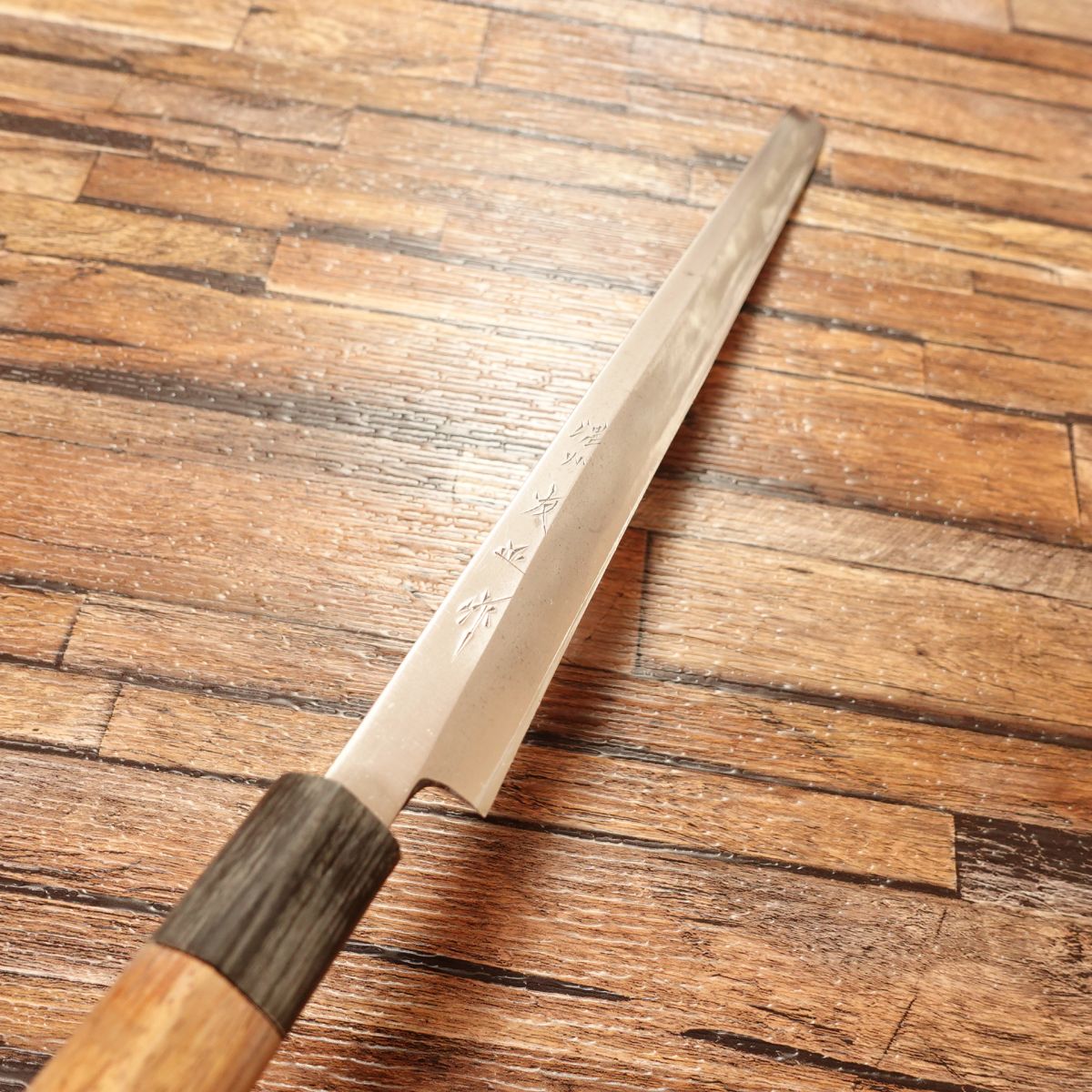 Noshu Tomomasa Tako-Hiki Knife, Sharpened, Water Buffalo Handle, Sashimi Knife, Aogami #2 Steel, Octopus Knife, 265mm