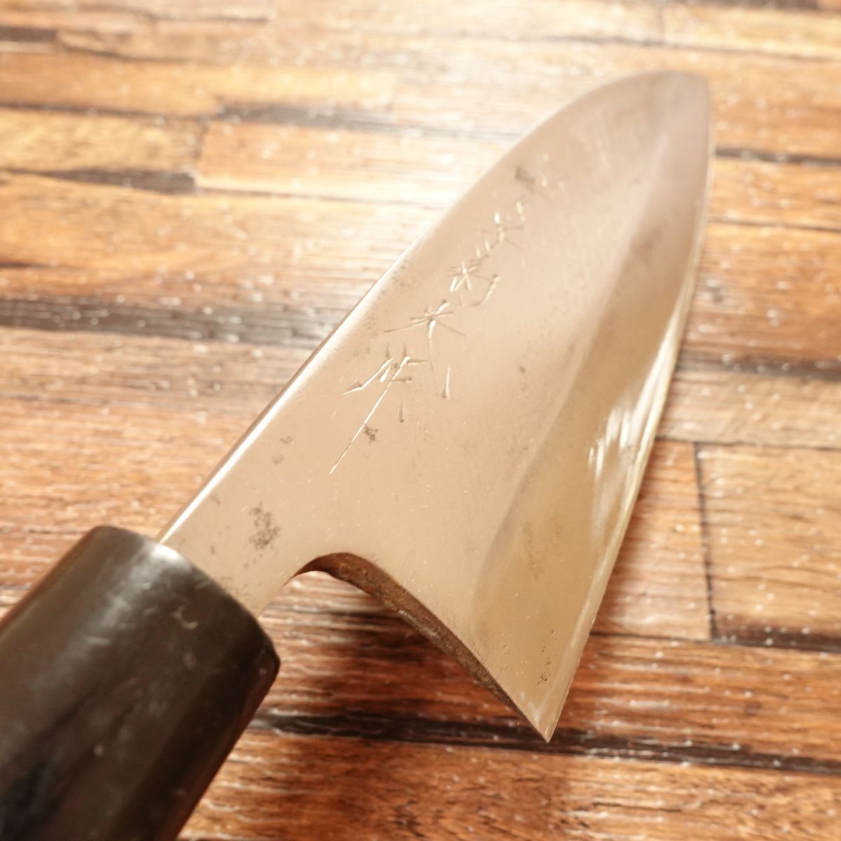 Ichimonji Kikumitsu Deba Knife, Sharpened, Hand-Forged, Honke Ichimonji Kikumitsu, 165mm