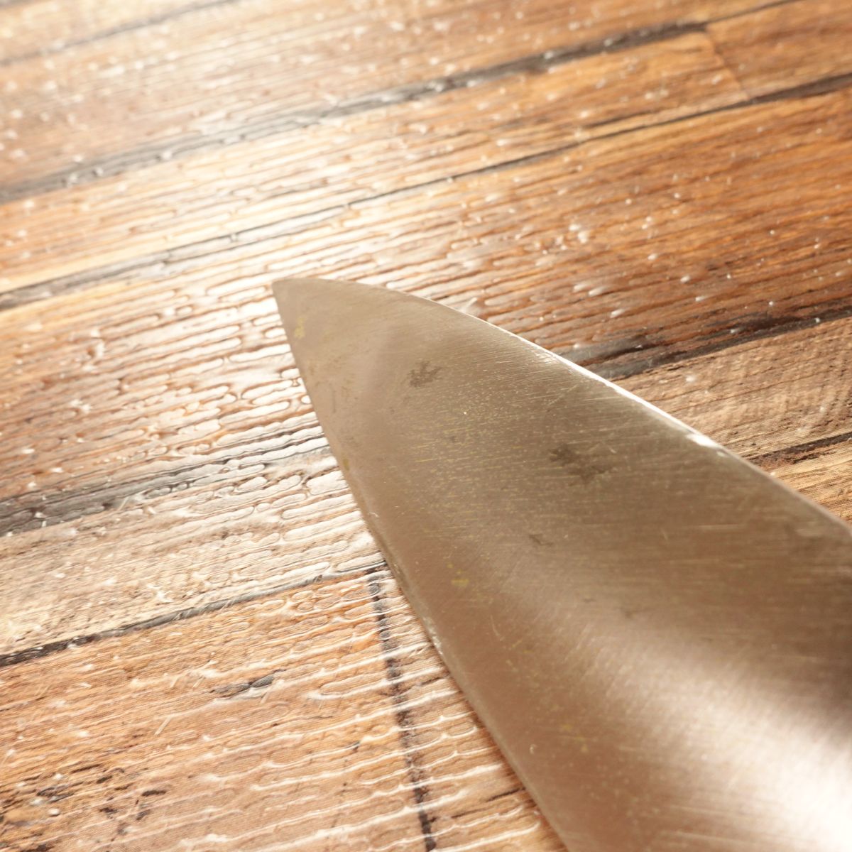 Sakai Naosuke Aji-Kiri Knife, Sharpened, Small Deba Knife, Horse Mackerel Knife, Hagane Steel, 110mm