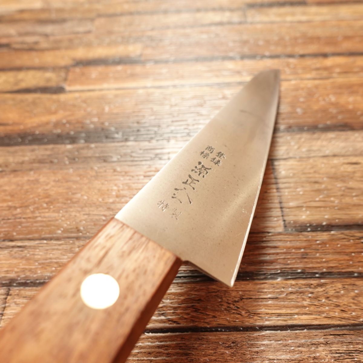 Minamoto Masakane Honesuki Knife, Sharpened, Boning Knife, Hagane Steel, Double Bevel, Special Edition