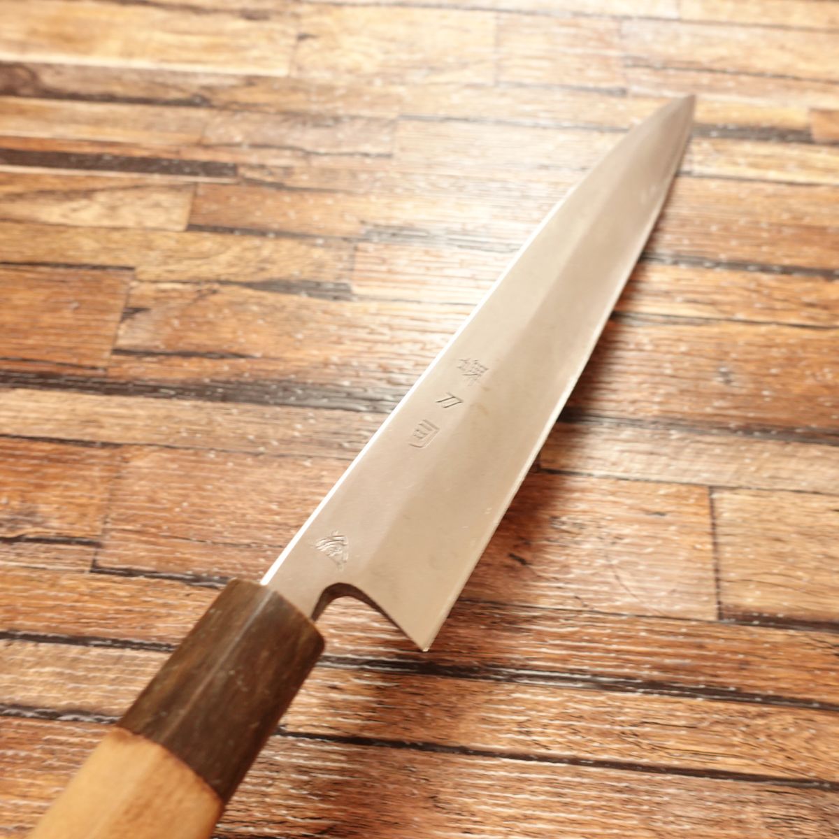 Sakai Toji Yanagiba Knife, Sharpened, Iwakuni-Made, Buffalo Handle, Sashimi Knife, Lightly Used