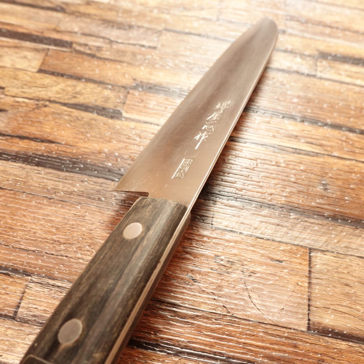 Sakaiya Isshin Santoku Knife, Sharpened, All-Purpose Knife, Honwarikomi, Made by Sakaiya Isshin