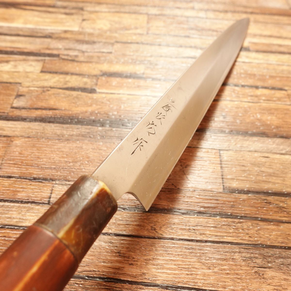 Tojiro(藤次郎)Yanagiba Knife, Sharpened, Sashimi Knife, Marble Handle, Carbon Steel, 295mm