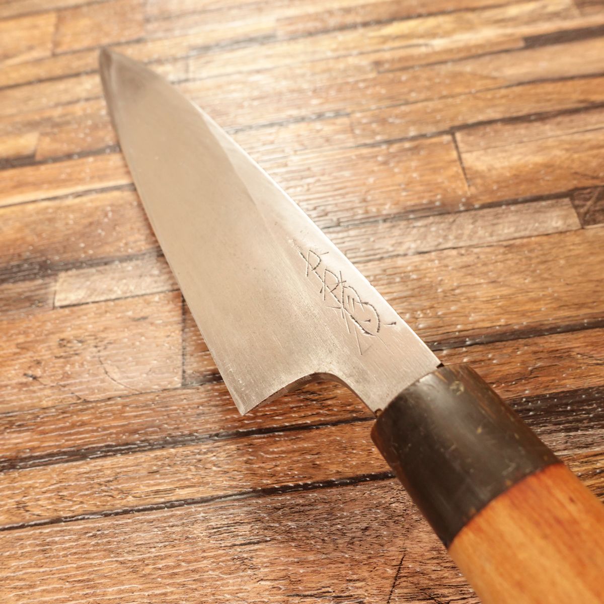 Kaneso Aideba Knife, Sharpened, Filleting Knife, Buffalo Handle, Rare, With Name Engraved