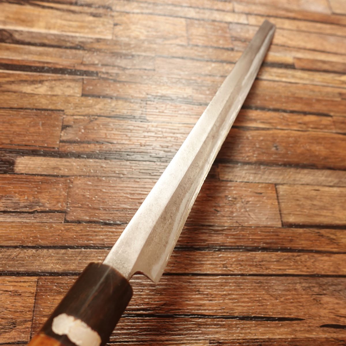 Sugimoto Tako-Hiki Knife, Sharpened, Buffalo Handle, Sashimi Knife, Octopus Cutter