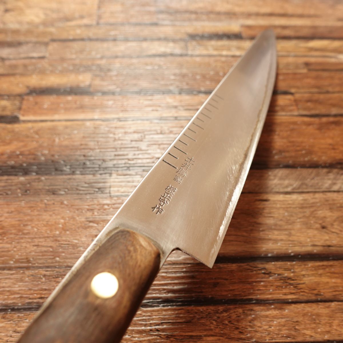 Doi Masaru Gyuto Knife, Sharpened, Minamoto Masamori Make, All-Purpose Knife, Hagane Clad