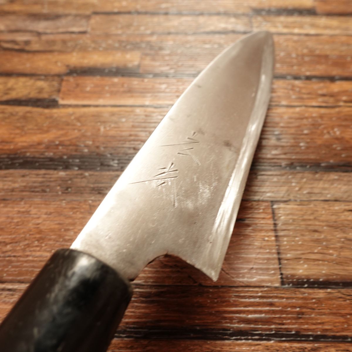 Hiromitsu Funayuki Knife, Sharpened, Aideba Knife, 180mm