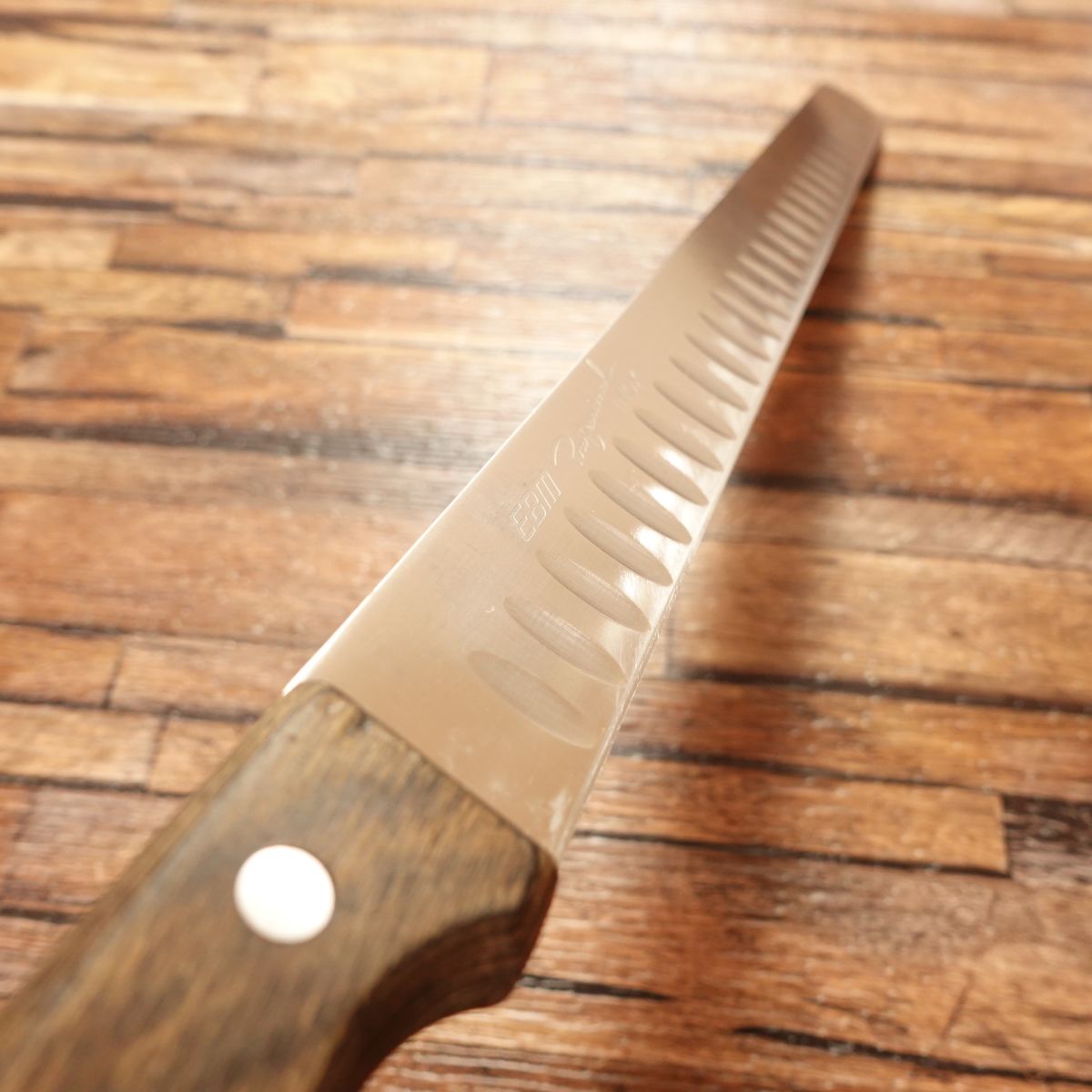 EBM Professional Castella Knife, Sharpened, Straight Blade, Slicer, Cake Knife