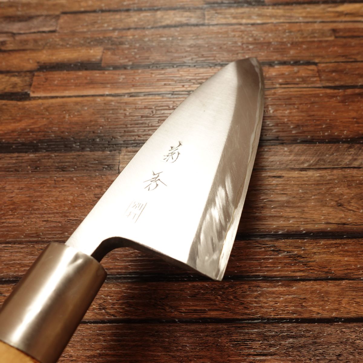 Kikuhide Deba Knife, Sharpened, Heavyweight, Nearly Unused, Special Edition, 155mm