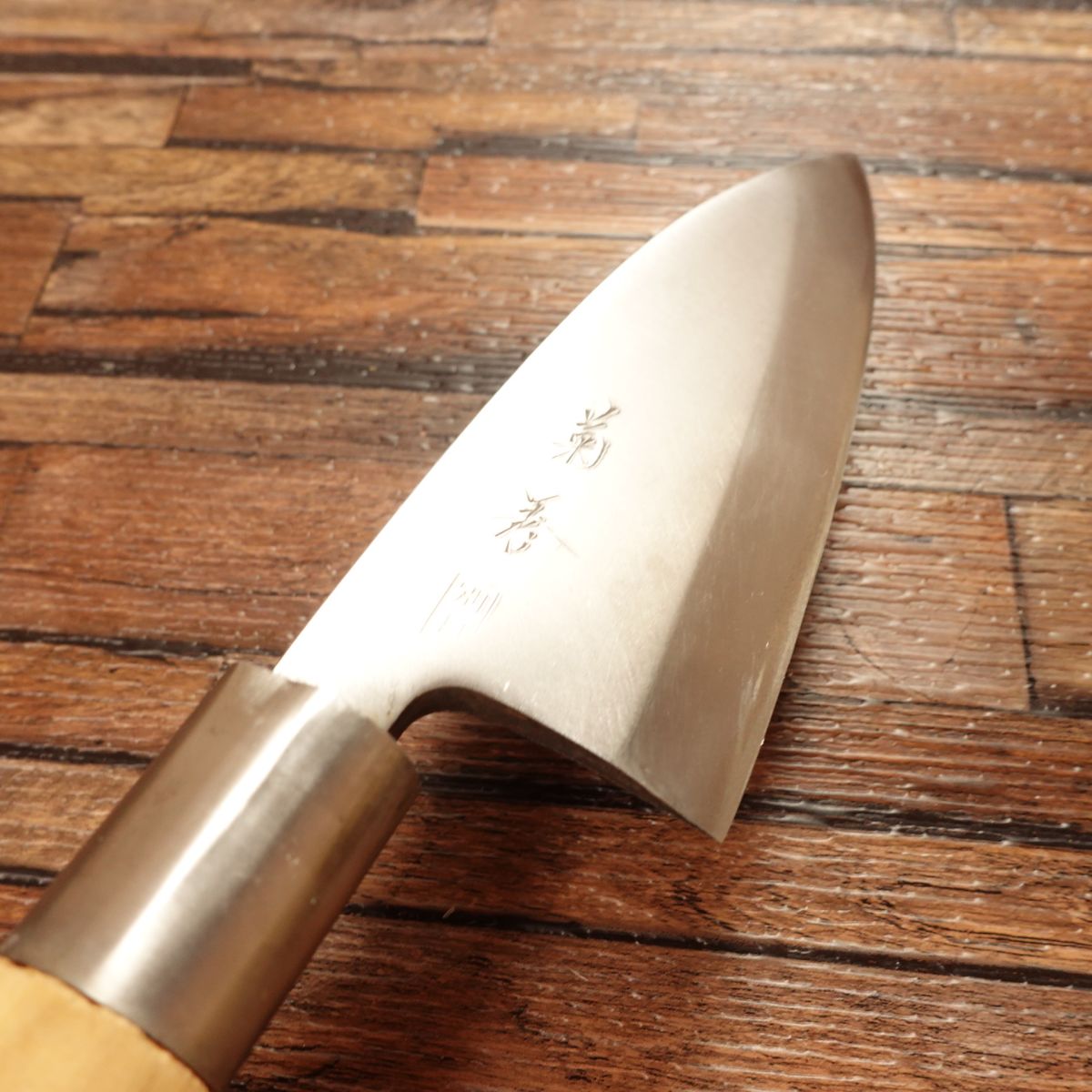 Kikuhide Deba Knife, Sharpened, Nearly Unused, Special Edition, 150mm