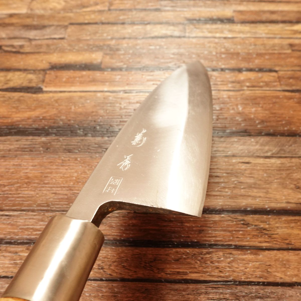 Kikuhide Deba Knife, Sharpened, Special Edition, Hagane Steel, Lightly Used, 150mm