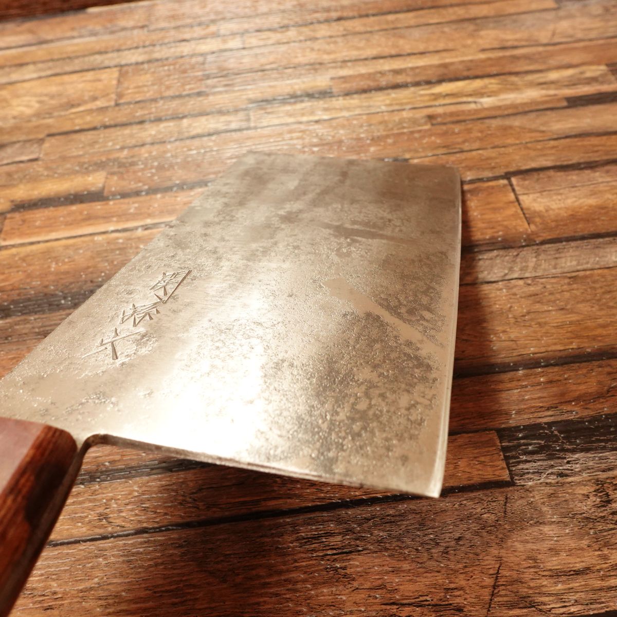 Sekimagoroku Chinese Cleaver, Sharpened, Hagane Steel, Double-Bevel, 180mm