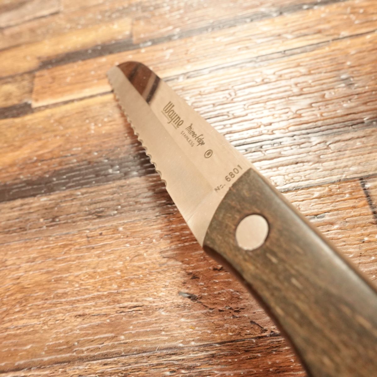 Wayne Bread Knife, Serrated Slicer, Sandwich Knife, Micro-Edge, 90mm