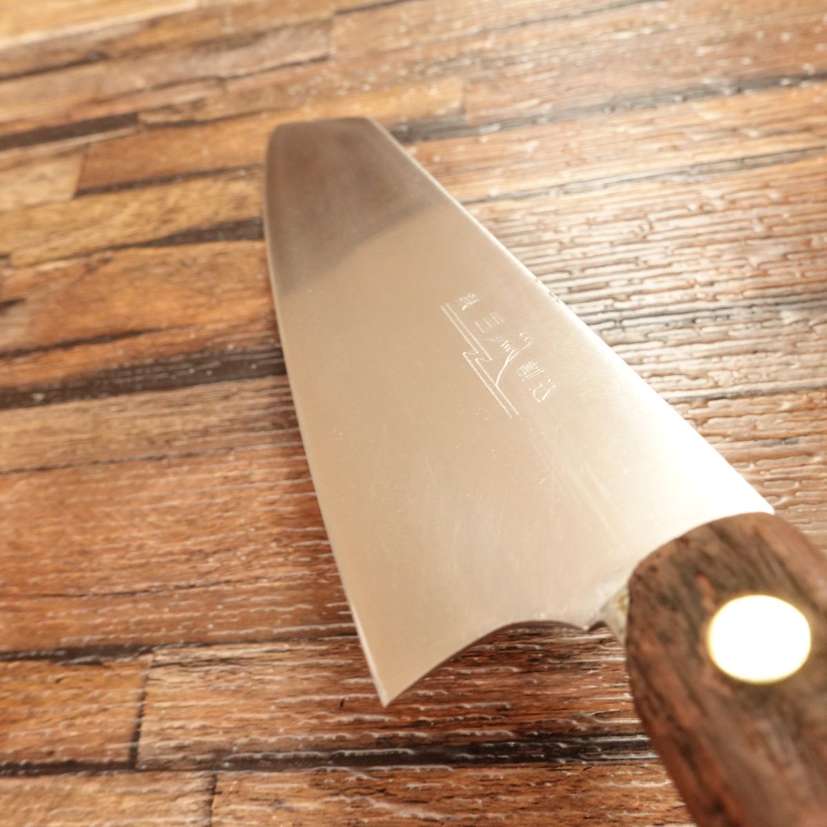 Gin-3 Warikomi Bunka Knife, Sharpened, Gin-san All-Purpose Knife, Santoku Style, Special Selection, 155mm