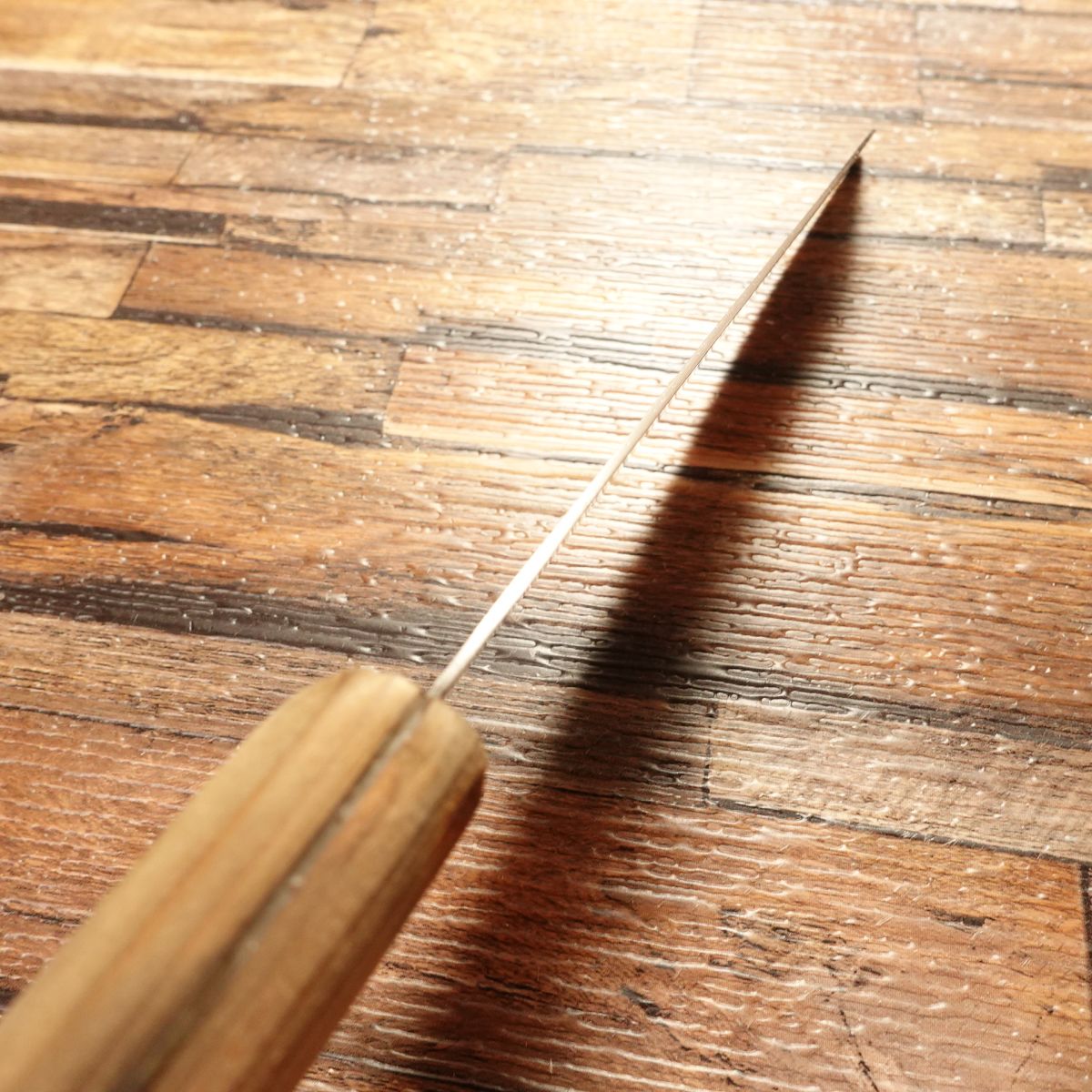 TOKANA Santoku Knife, Sharpened, Bunka Style, KINGAMI Gold Steel, Stainless, 155mm