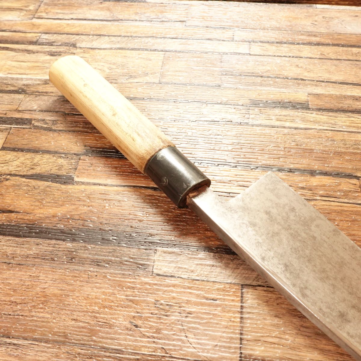 Minamoto Izumimasa Deba Knife, Sharpened, Single Bevel, 6-Sun, Hagane Steel, 185mm