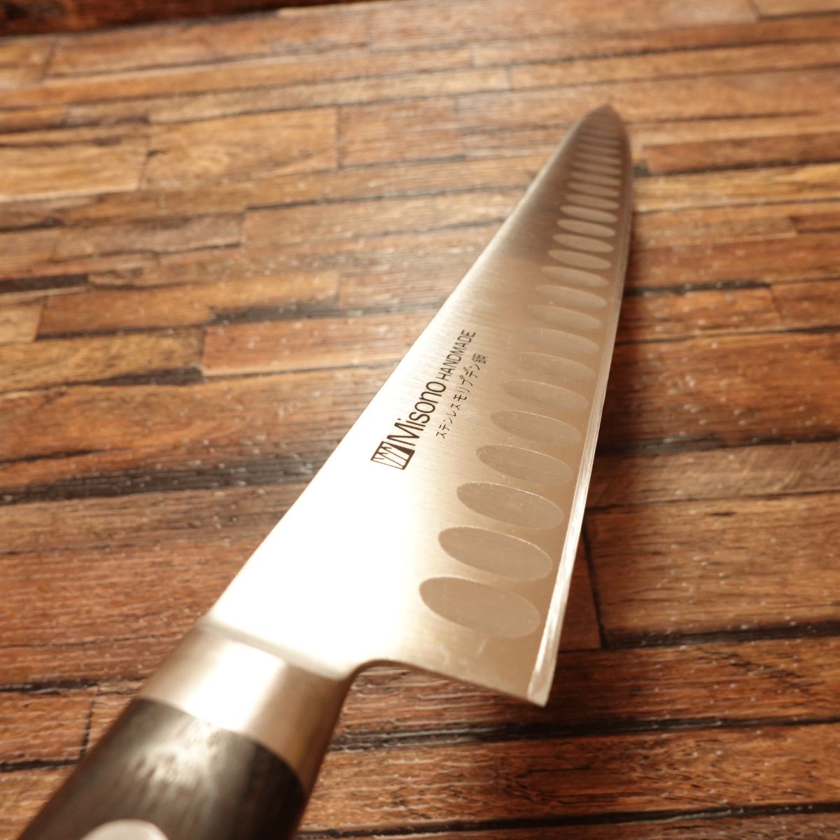 Misono Sujihiki Knife, Sharpened, Salmon, Sujihiki, Dimpled Blade, Misono, Nearly Unused Stored Item, 275mm