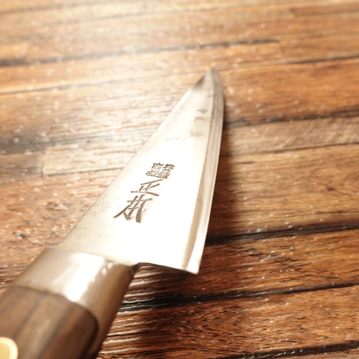 Masamoto Honesuki Knife, Sharpened, Garasuki, Sabaki, Hagane, Kakugata, 125mm