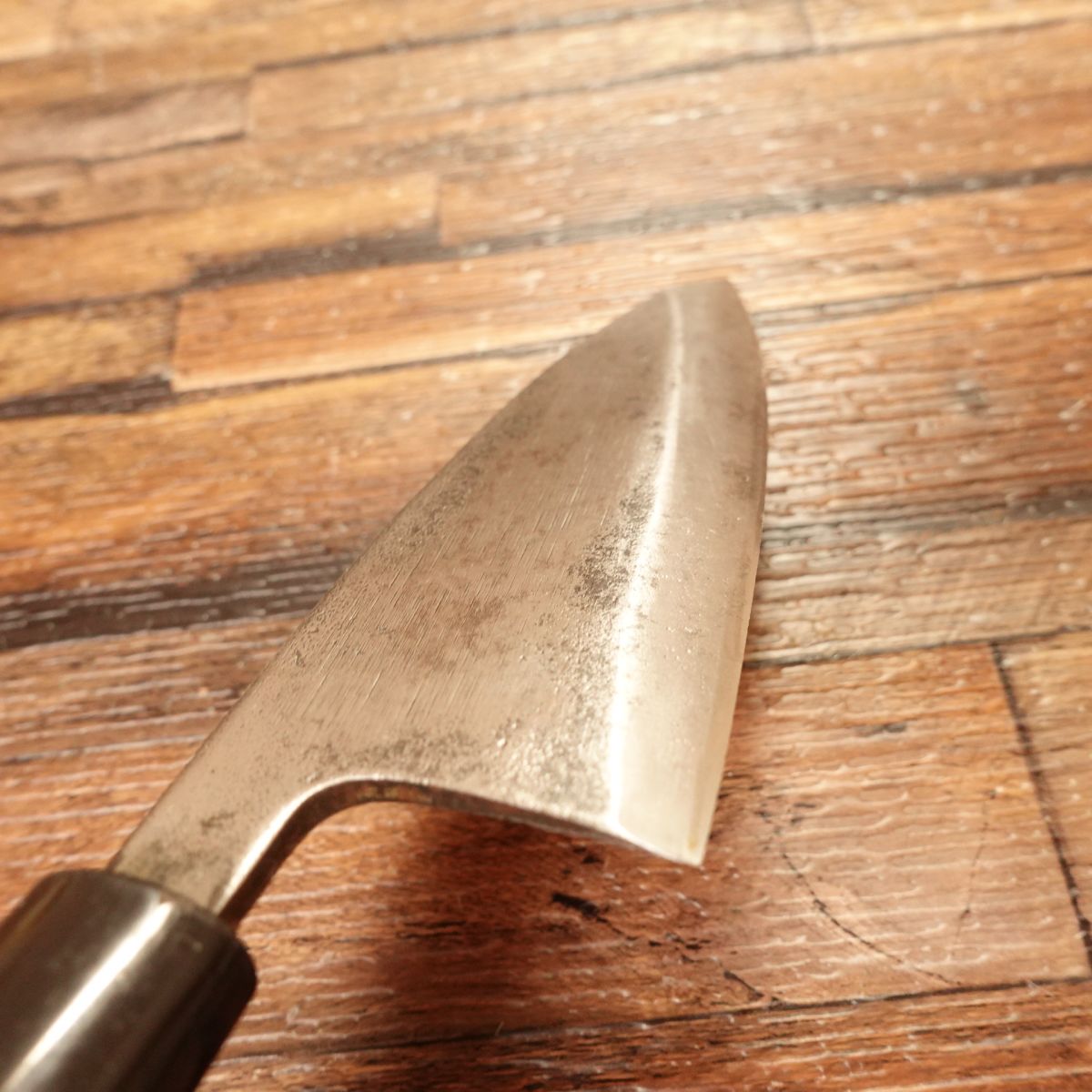 Kurogane-ya Aji-Kiri Knife, Sharpened, Nashiji Finish, Kurogane-ya Special, 105mm