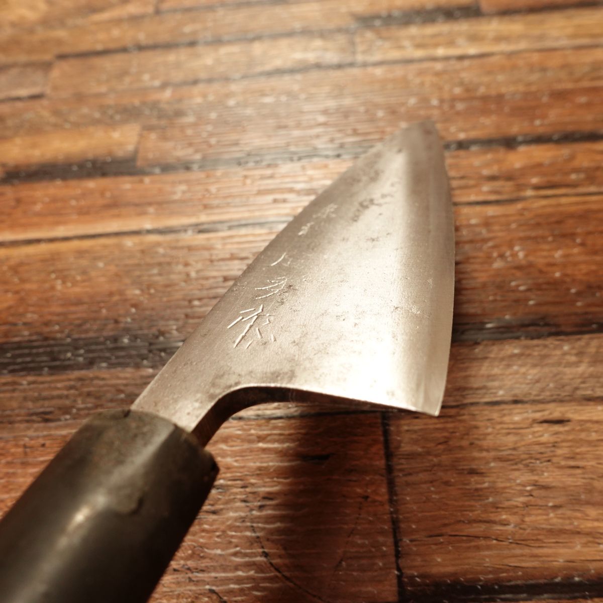 Toho Aji-Kiri Knife, Sharpened, Toshu Work, Small Deba Knife, 115mm