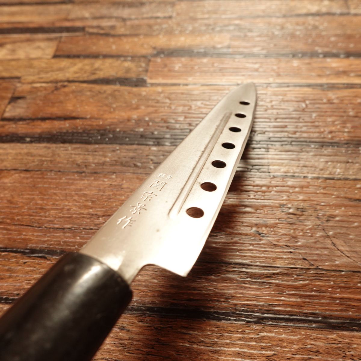 Seki Munekage Petty Knife, Sharpened, Perforated, Fruit Knife, Lightweight, 120mm