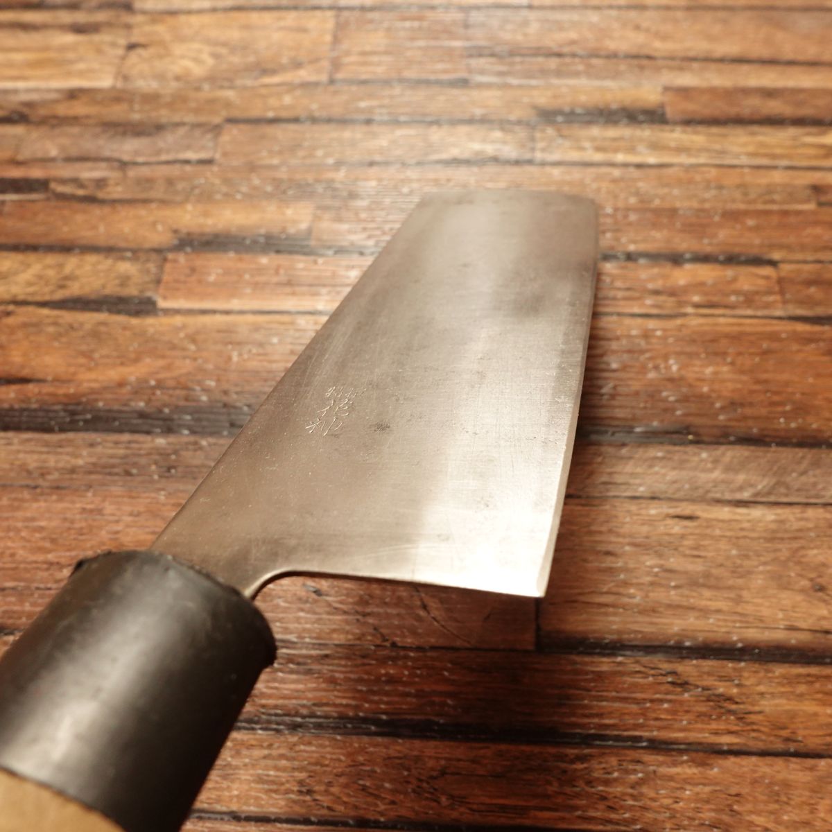 Hanagami Nakiri Knife, Sharpened, Thin Blade, Hagane Steel, 160mm