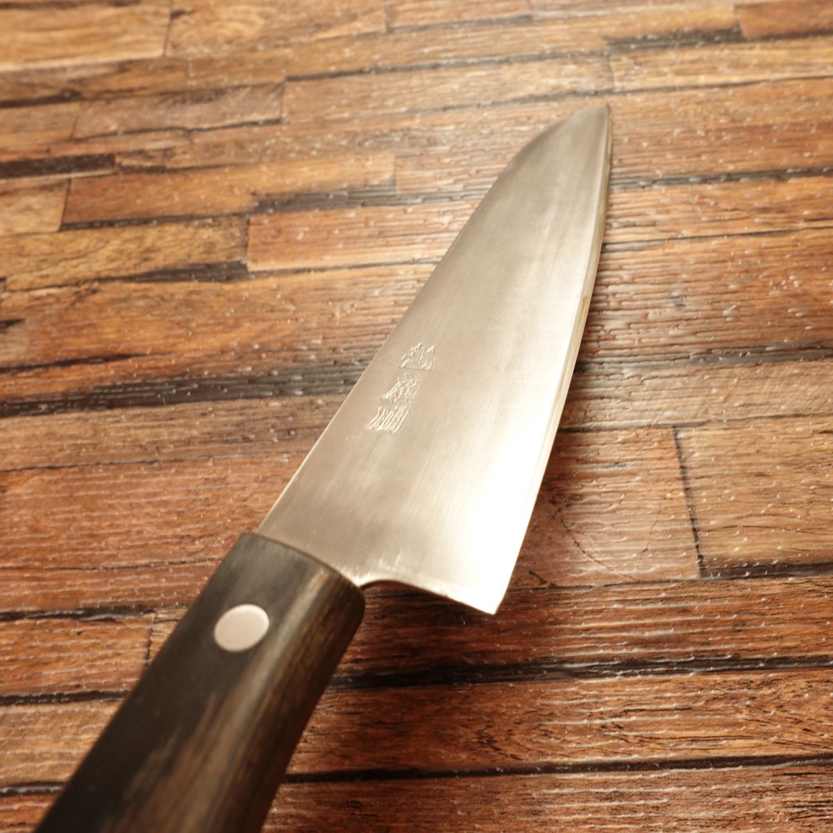 Hirotomo Gyuto Knife, Sharpened, Horse Logo, A Steel Warikomi, 180mm