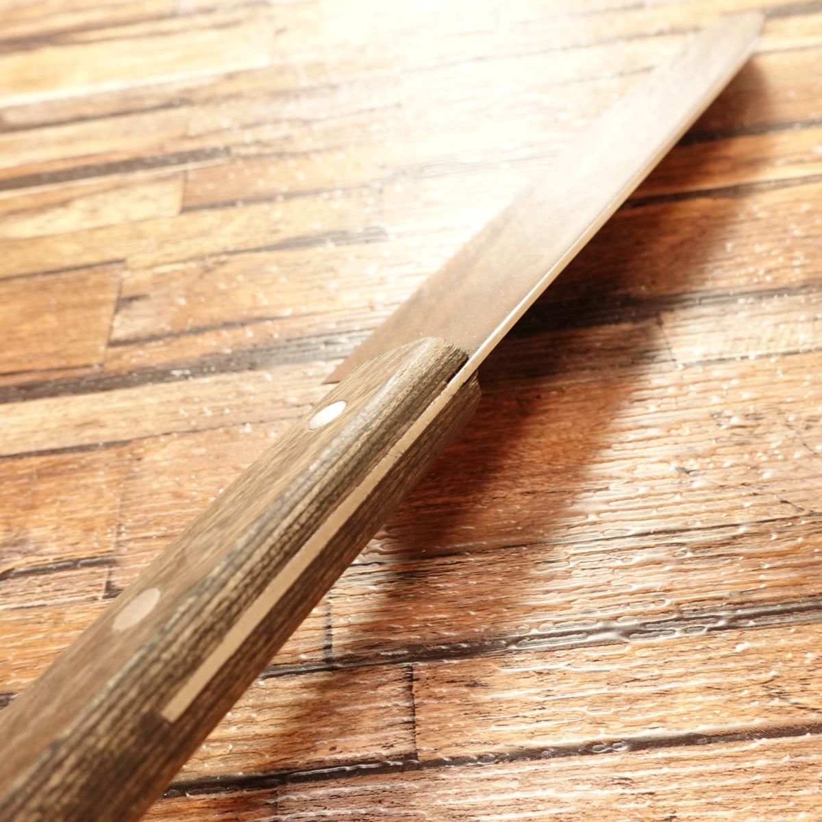 KIYA Santoku Knife, Sharpened, RUGBY Series, All-Purpose Knife, Stainless Steel, 175mm