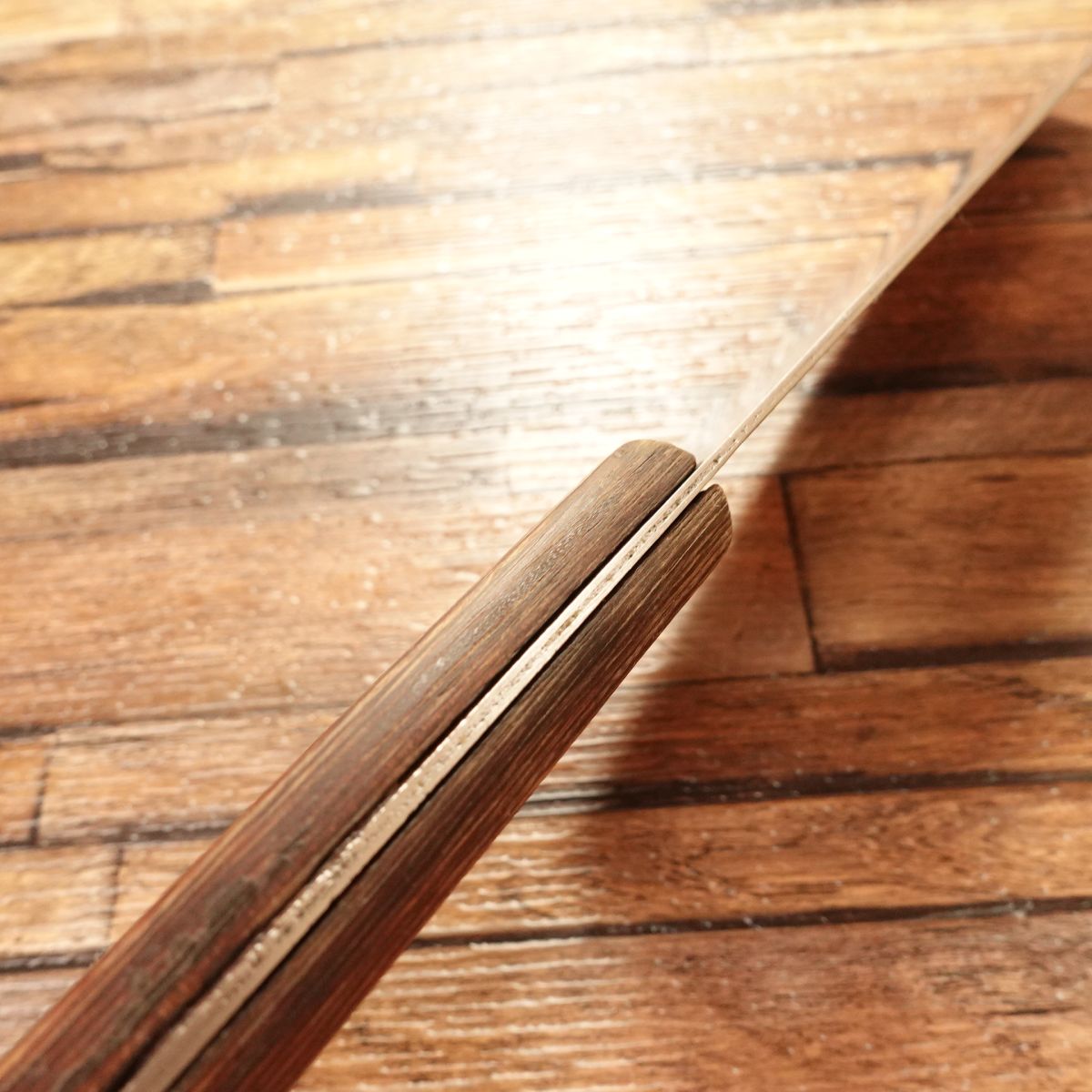 Seki Magoroku Nakiri Knife, Sharpened, Momoyama Series, Honwarikomi Steel, Kai, 160mm