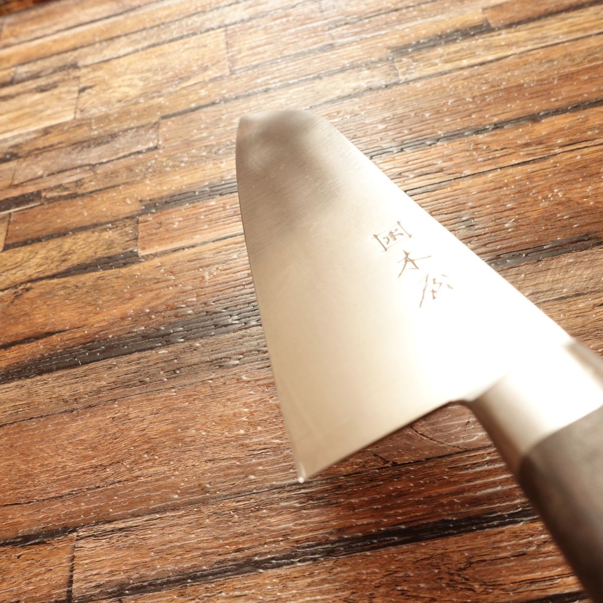 Izutsuki Kiya Santoku Knife, Sharpened, #3, All-Purpose Knife, Stored Item, Minimal Signs of Use, 180mm