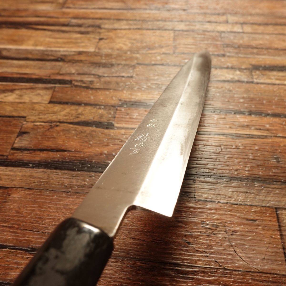 Suketoyo Yanagiba Knife, Sharpened, Hagane, Thin Blade, Comes with Brand Sticker, 220 mm