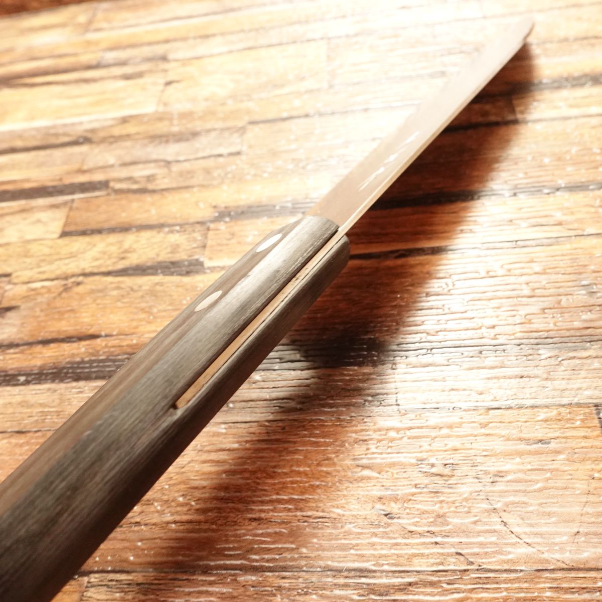 Sakon Santoku Knife, Sharpened, All-Purpose Knife, Hagane-Warikomi Steel, Sakon-Made, 165mm