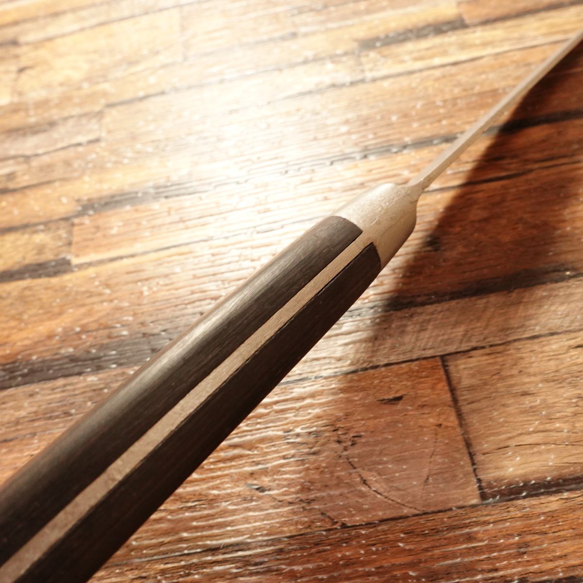 Sakai Takayuki Honesuki Knife, Sharpened, Marugata (Curved) Style, Nashiji Finish, 145mm