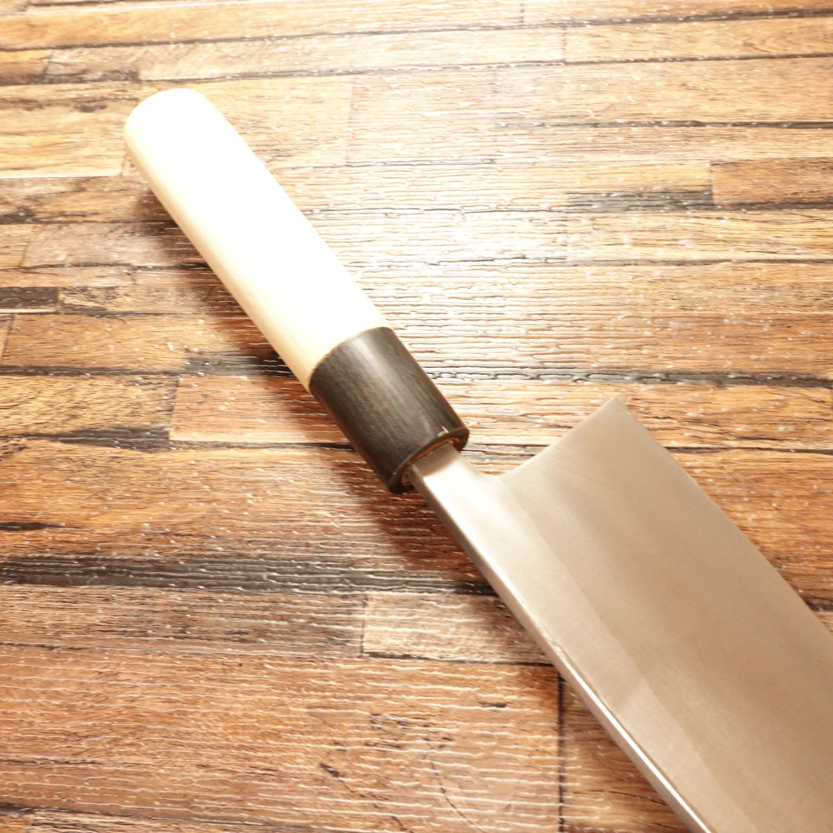 Sakai Shouou Deba Knife, Sharpened, Buffalo Horn Handle, Near Unused, 185mm