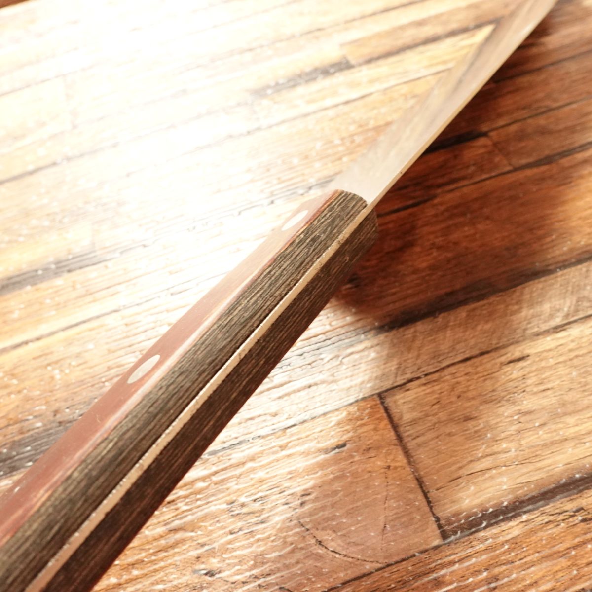 Ujitoshi Santoku Knife, Sharpened, Stainless Steel, All-Purpose Knife, Ultra-Thin, 165mm