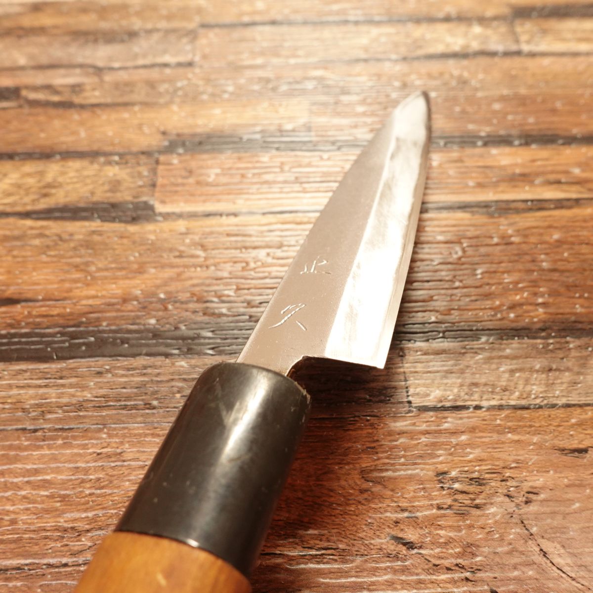 Masahisa Petty Knife, Sharpened, Japanese Petty Knife, Hagane, Single Bevel, Lightly Used, 105mm