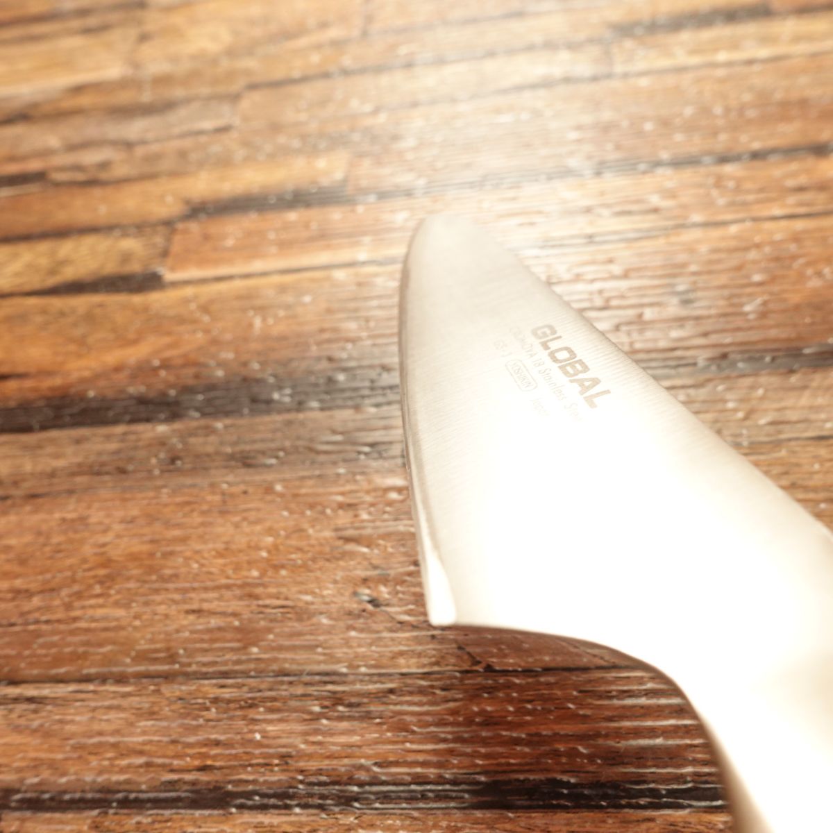 Global Petty Knife GS‑3, Sharpened, Fruit / Decorative Knife, YOSHIKIN (Yoshida Metal Works), 130 mm