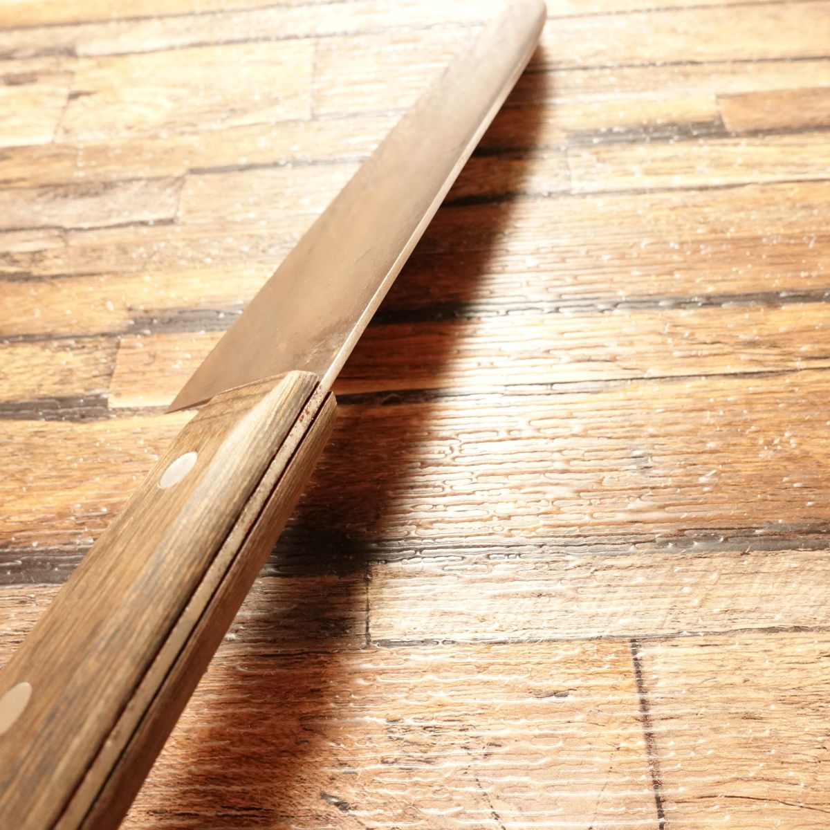 Seki Magoroku Santoku Knife, Sharpened, All-Purpose Knife, Hagane Steel, 165mm