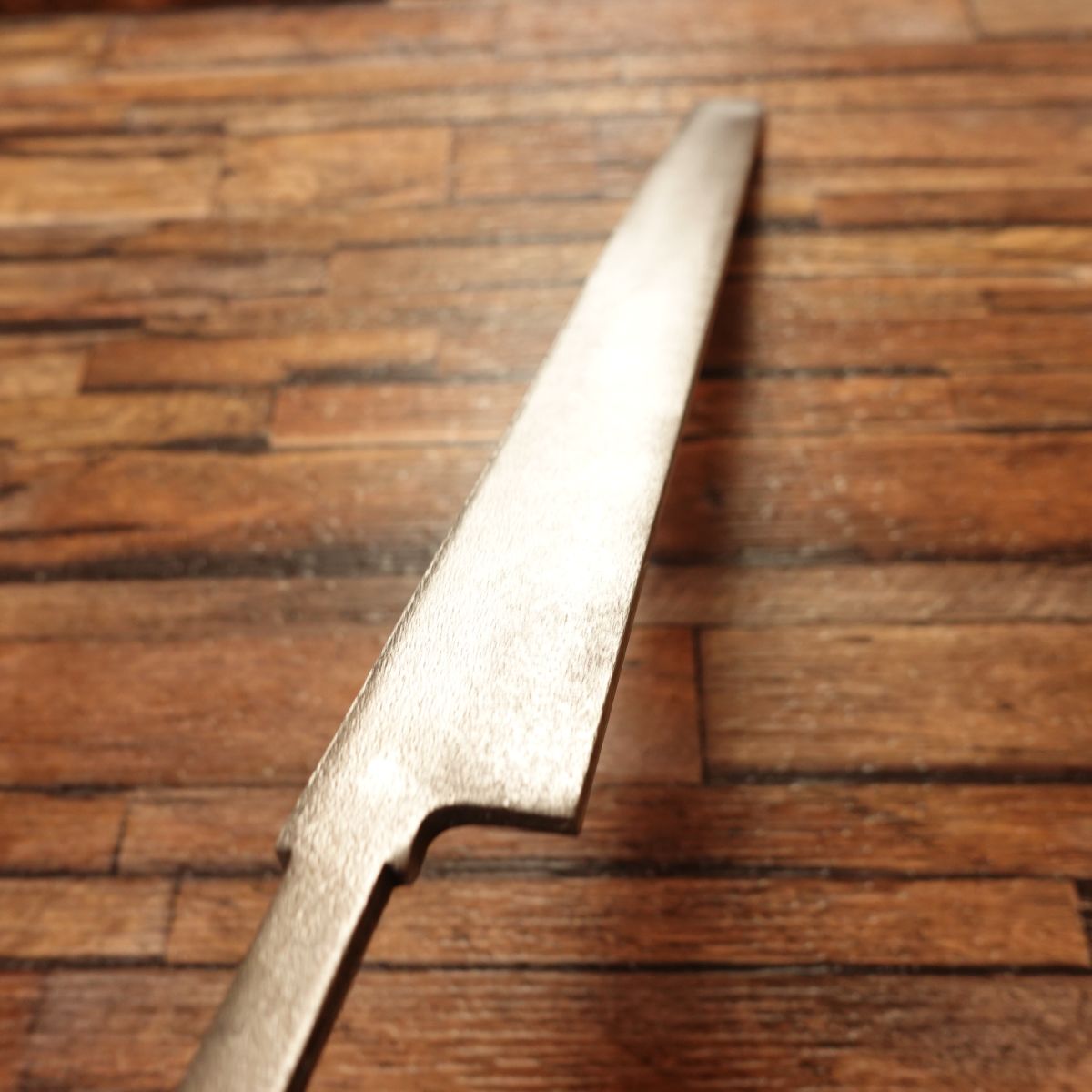 Tako-Hiki Knife, Unsharpened, Blacksmith-Made, Deadstock, Shirogami #2 Yasuki Steel, DIY Blade-Ready, No Edge, Unused, 305mm
