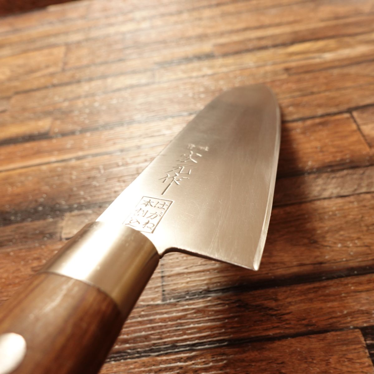 Hiromoto Santoku Knife, Sharpened, All‑Purpose, Hagane Laminated, 165 mm