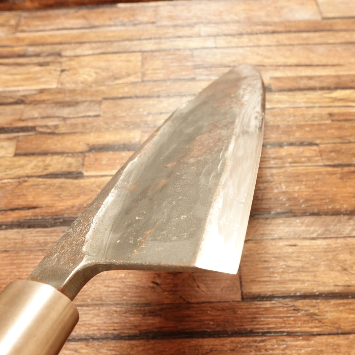 Aritsugu Large Deba Knife, Sharpened, Black Finish, Premium Model, 245mm