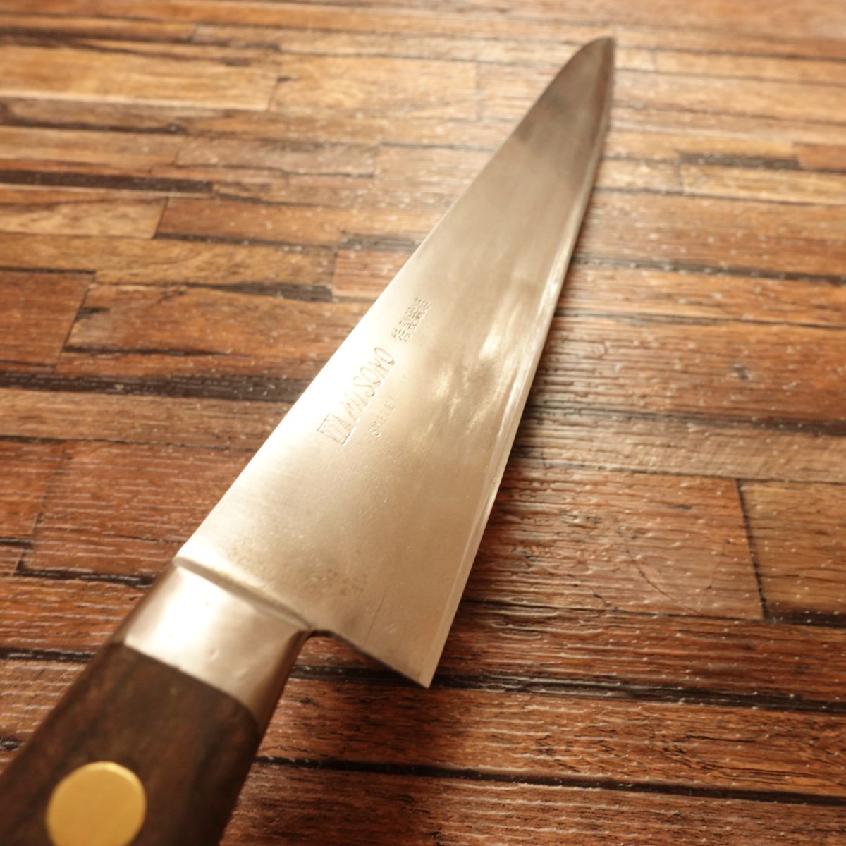 Misono Sujihiki Knife, Sharpened, Misono, Swedish Steel, Slim Slicer, Single-Bevel Style 7:3, Wooden Saya, 295mm