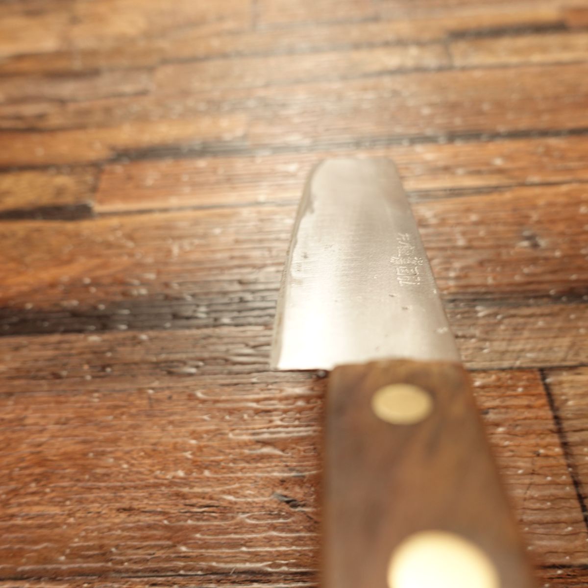 Tsukahara Kunihiro Ko-Nakiri Knife, Sharpened, Small Nakiri, Warikomi, Rare, 110mm