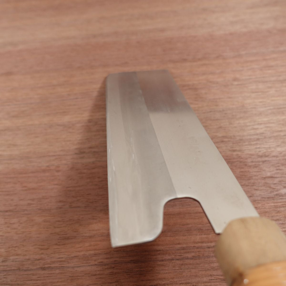 Men Meijin Noodle Cutter Knife, Sharpened, Stainless Steel, Double Bevel, Soba Cutter, 210mm