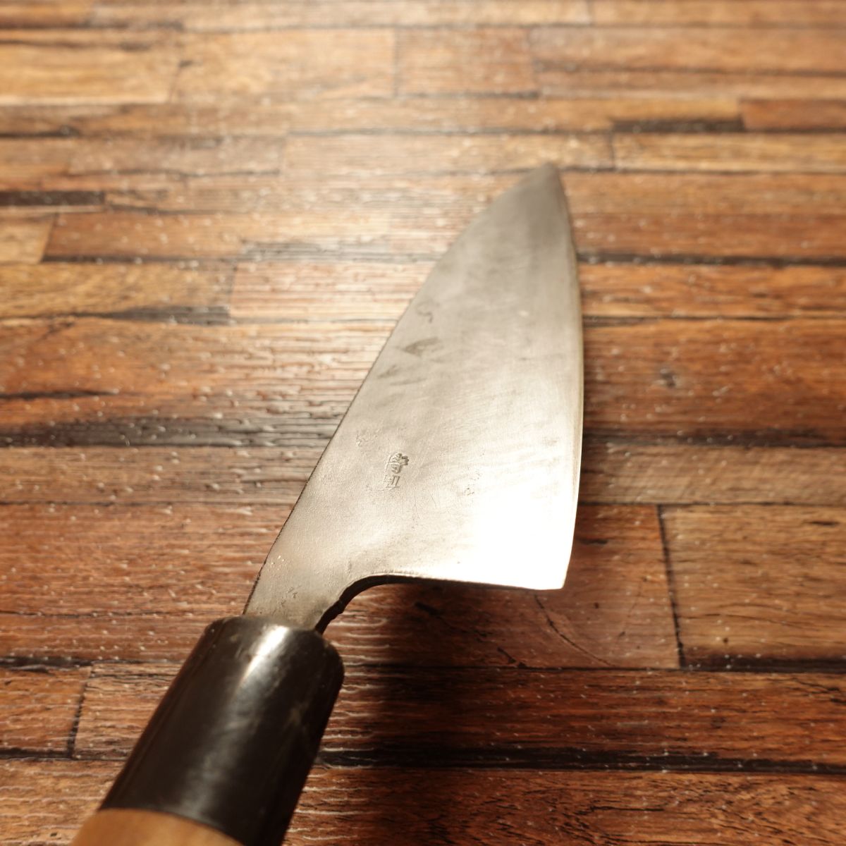 Special Wa-Santoku Knife, Sharpened, Hagane Steel, Handmade, All-Purpose Knife, 165mm