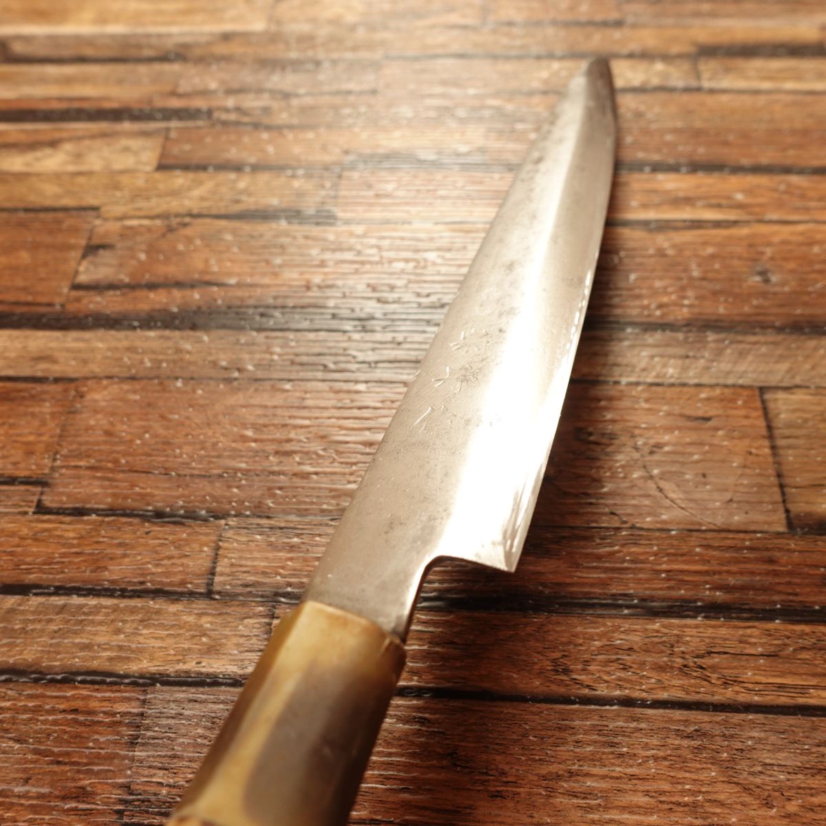 Sotan Yanagiba Knife, Sharpened, Sashimi Knife, Marble Handle, Hagane Steel, 215mm