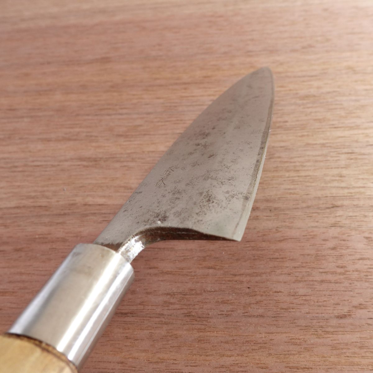 Konparu Deba Knife, Sharpened, Hagane Steel, Single Bevel, 150mm